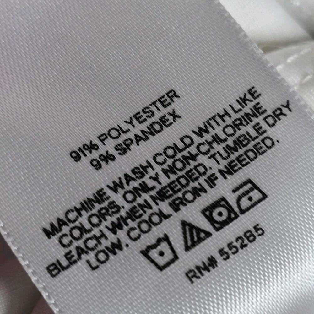 Express Body Contour Smooth White Cropped Strappy Back Tank Top Cami New Size XL - Picture 11 of 11